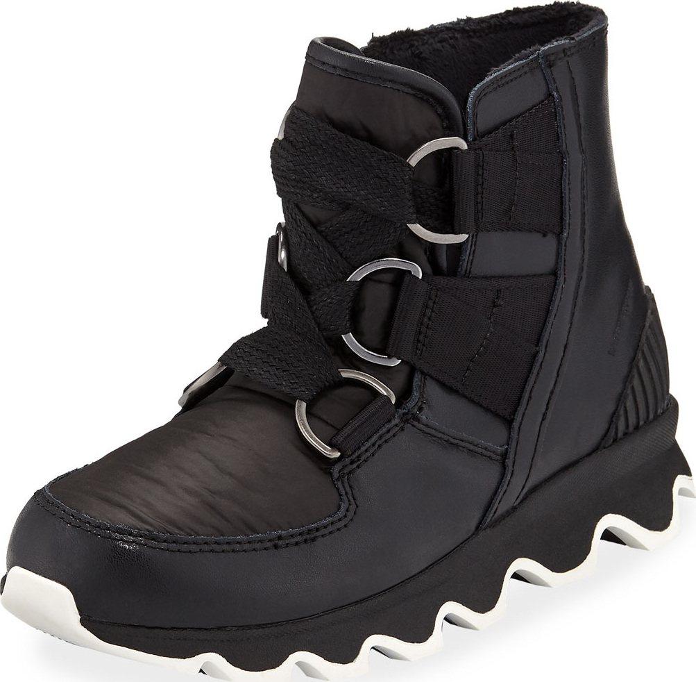 Sorel Kinetic Short Waterproof Leather/Fabric Hiker Boots