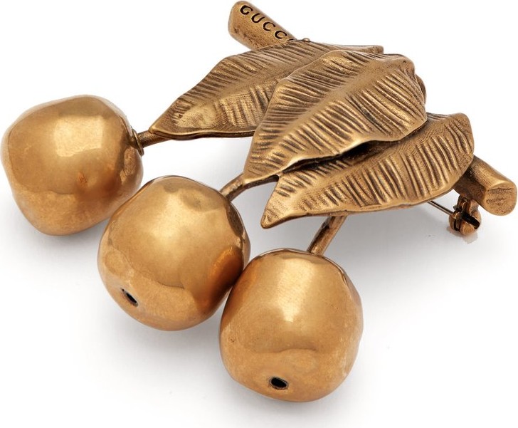 Gucci Cherries brooch