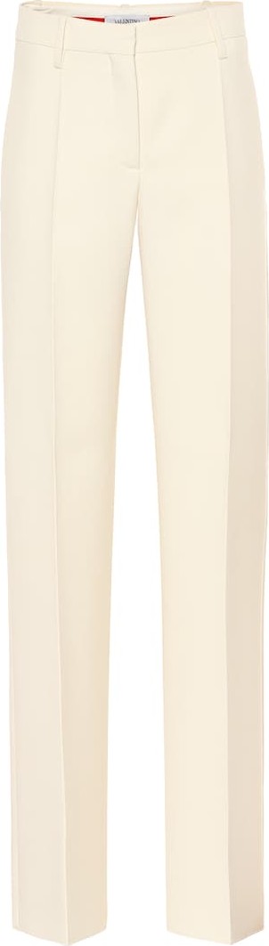 Valentino High-rise wool pants