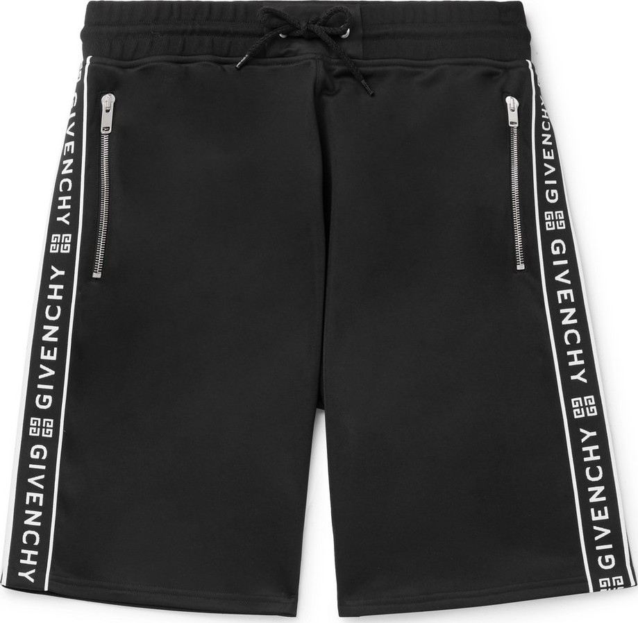 Givenchy Logo-Jacquard Tech-Jersey Drawstring Shorts