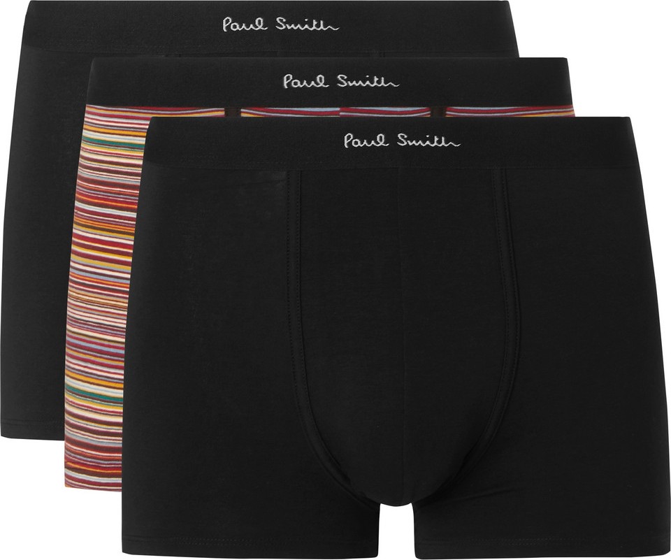 Paul Smith Three-Pack Stretch-Cotton Boxer Briefs