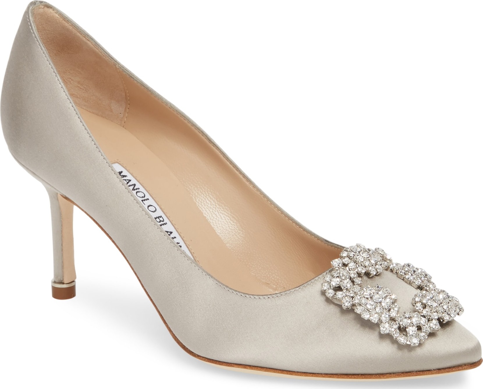 Manolo Blahnik 'Hangisi' Pointy Toe Pump
