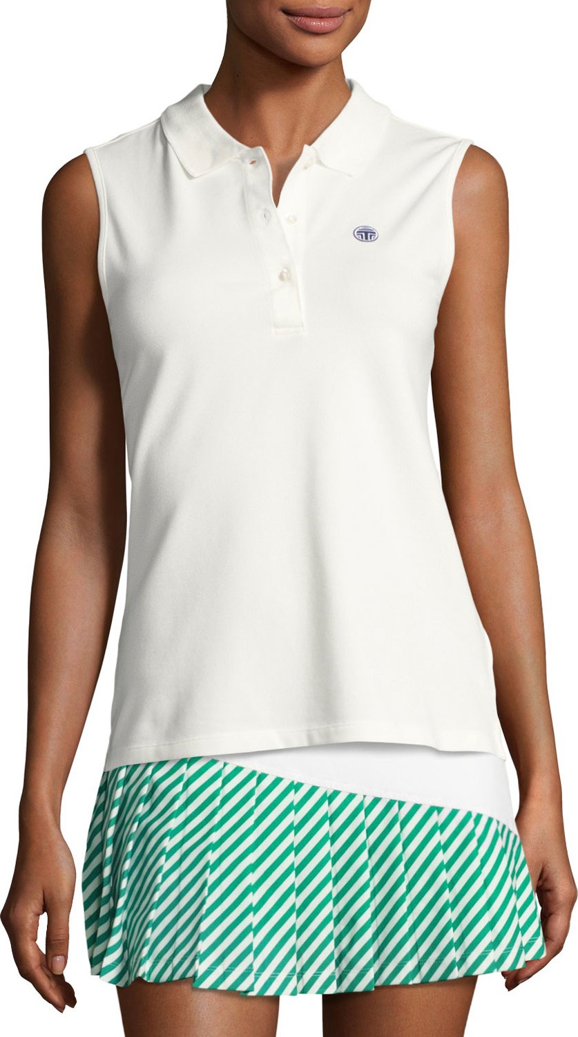 Tory Sport Performance Pique Sleeveless Polo Shirt