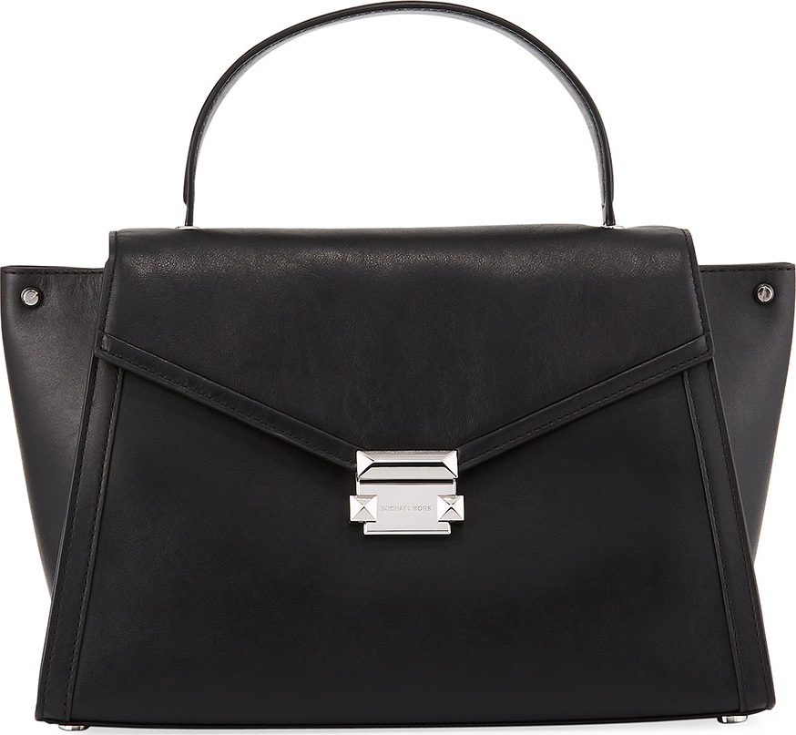 MICHAEL MICHAEL KORS Mercer Large Leather Top-Handle Satchel Bag