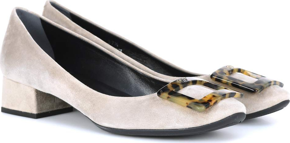 Roger Vivier Belle De Nuit suede pumps