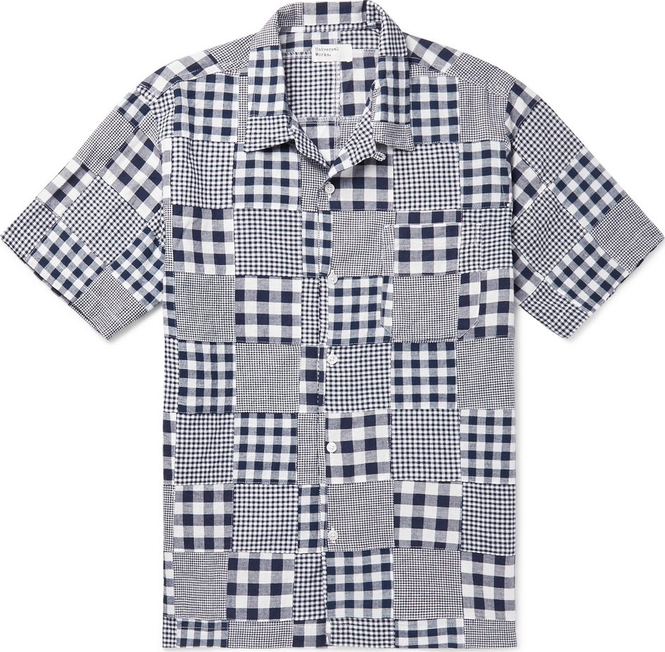 Universal Works Patchwork Printed Cotton Shirt