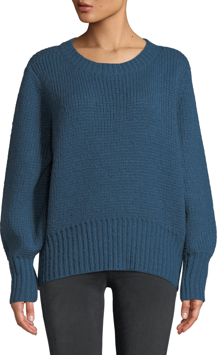 Parker Matty Tie-Back Crewneck Sweater