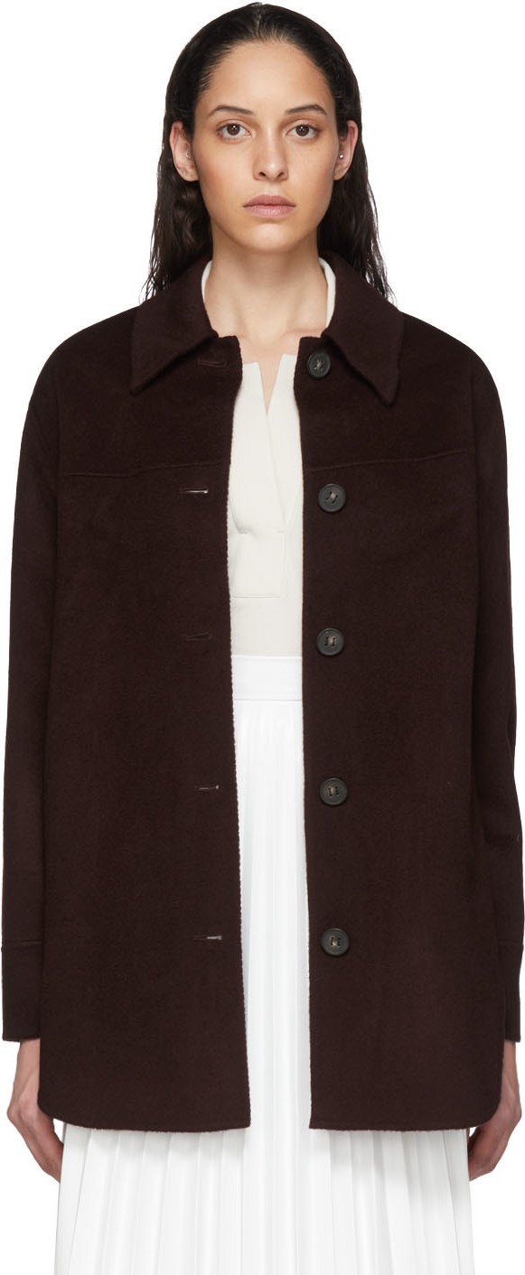 Acne Studios Burgundy Otty Overshirt