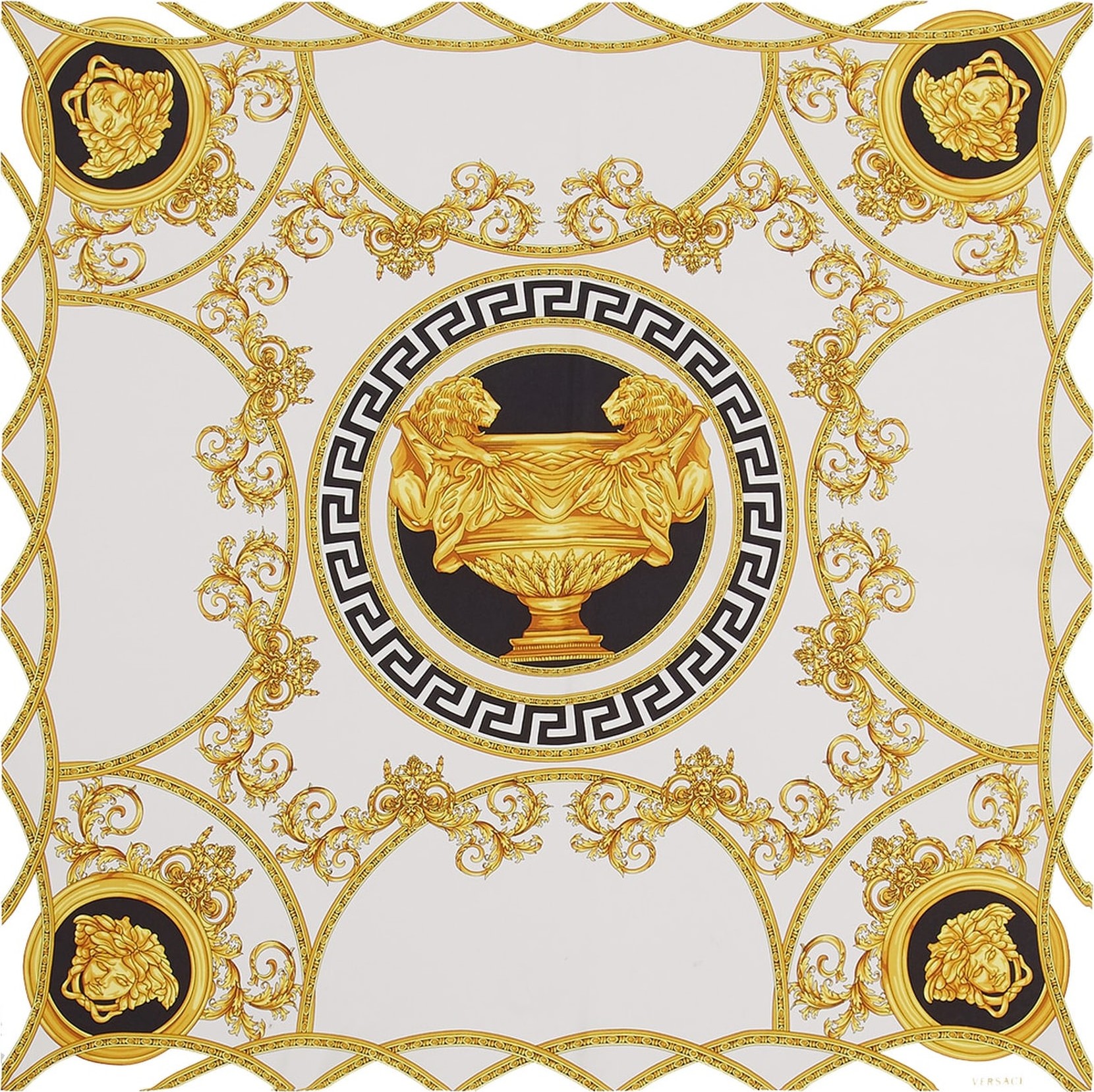 Versace First Line La Coupe des Dieux Silk Scarf