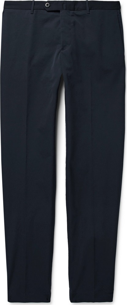 Incotex Urban Traveller Navy Slim-Fit Tech-Twill Trousers