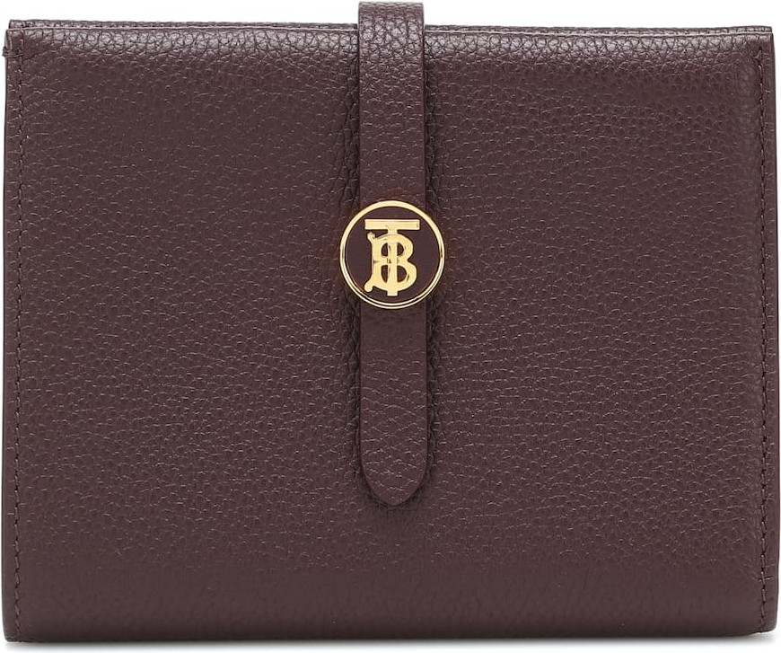 Burberry London England TB leather wallet