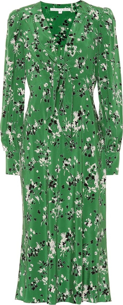 Veronica Beard Amber silk-blend midi dress