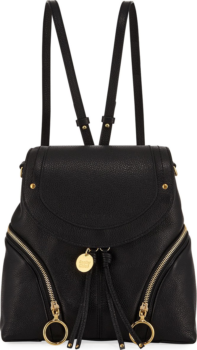 See By Chloé Olga Zip-Side Leather Backpack