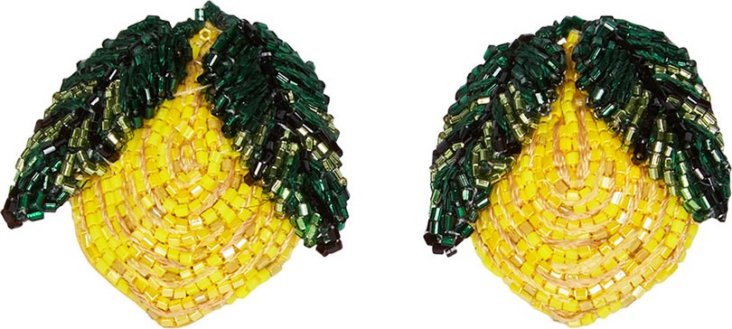 Mignonne Gavigan New York Lemon Stud Earrings