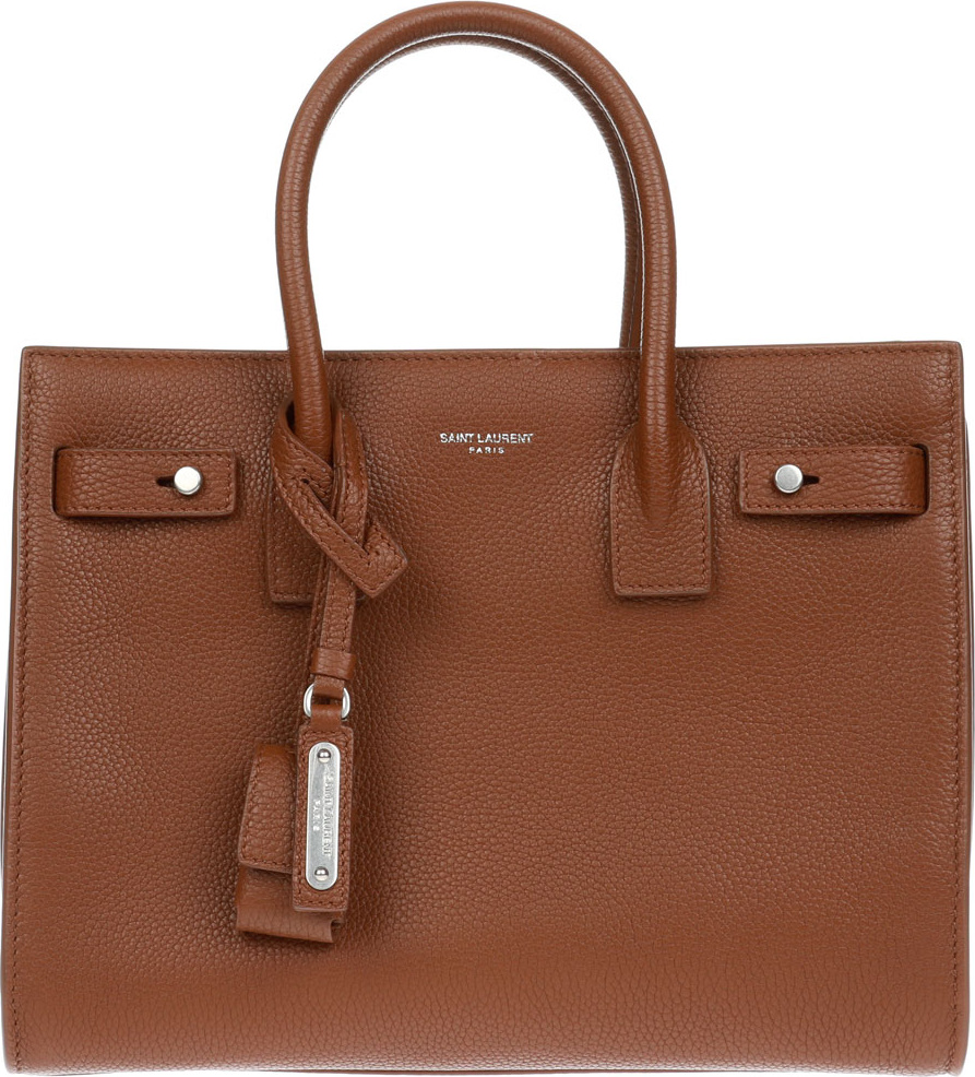 Saint Laurent Sac de Jour Baby Supple Bonded Leather Tote Bag