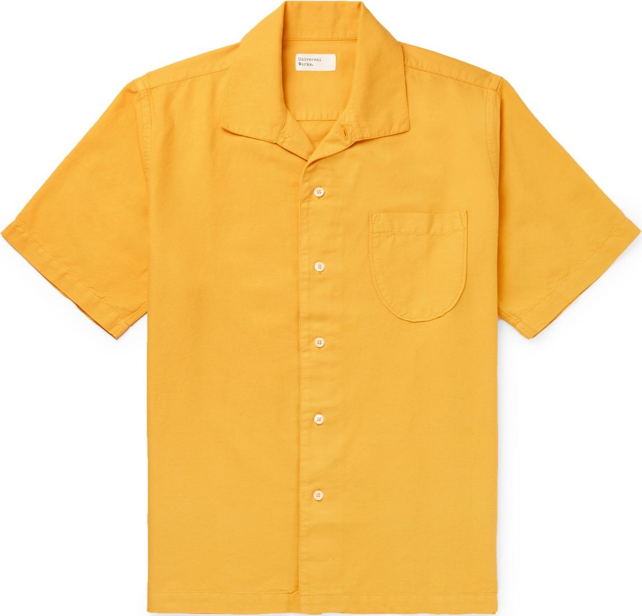Universal Works Camp-Collar Cotton Oxford Shirt