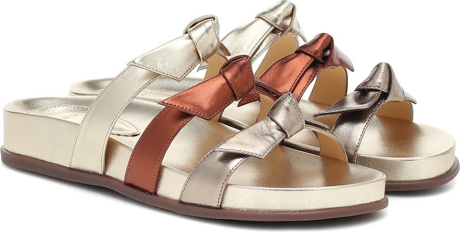 Alexandre Birman Lolita Pool leather slides Alexandre Birman Lolita Pool leather slides