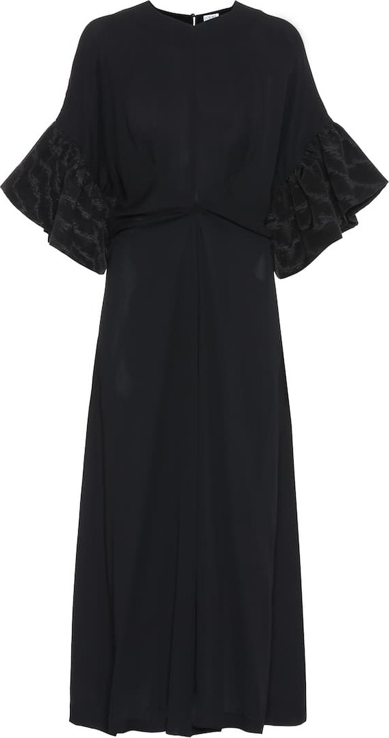 LOEWE Crêpe midi dress