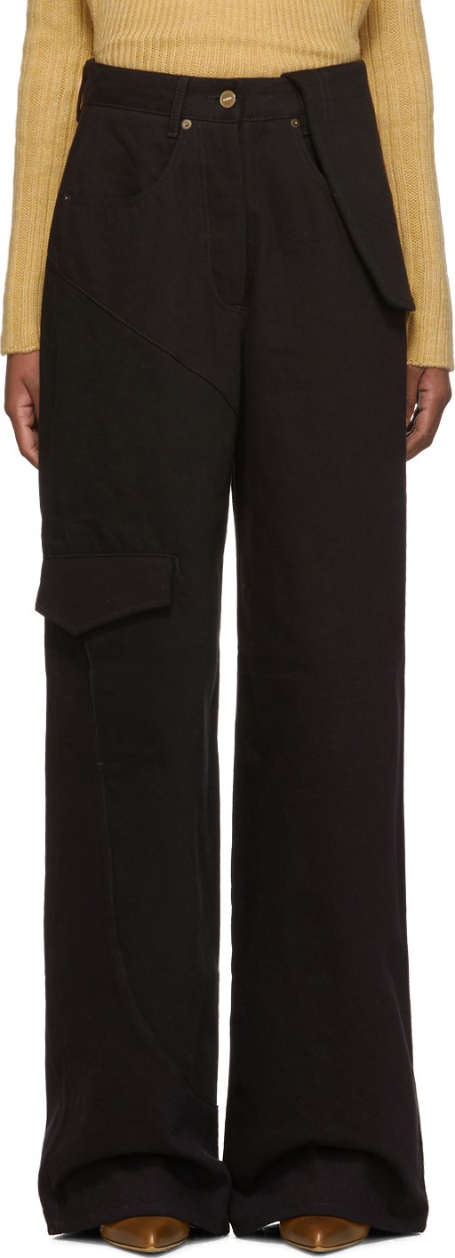 Jacquemus Navy & Black 'Le Jean De Nîmes' Jeans