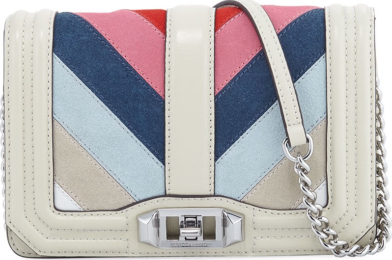 Rebecca Minkoff Love Small Chevron Patchwork Crossbody Bag
