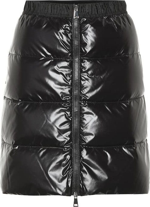 Moncler Quilted down miniskirt