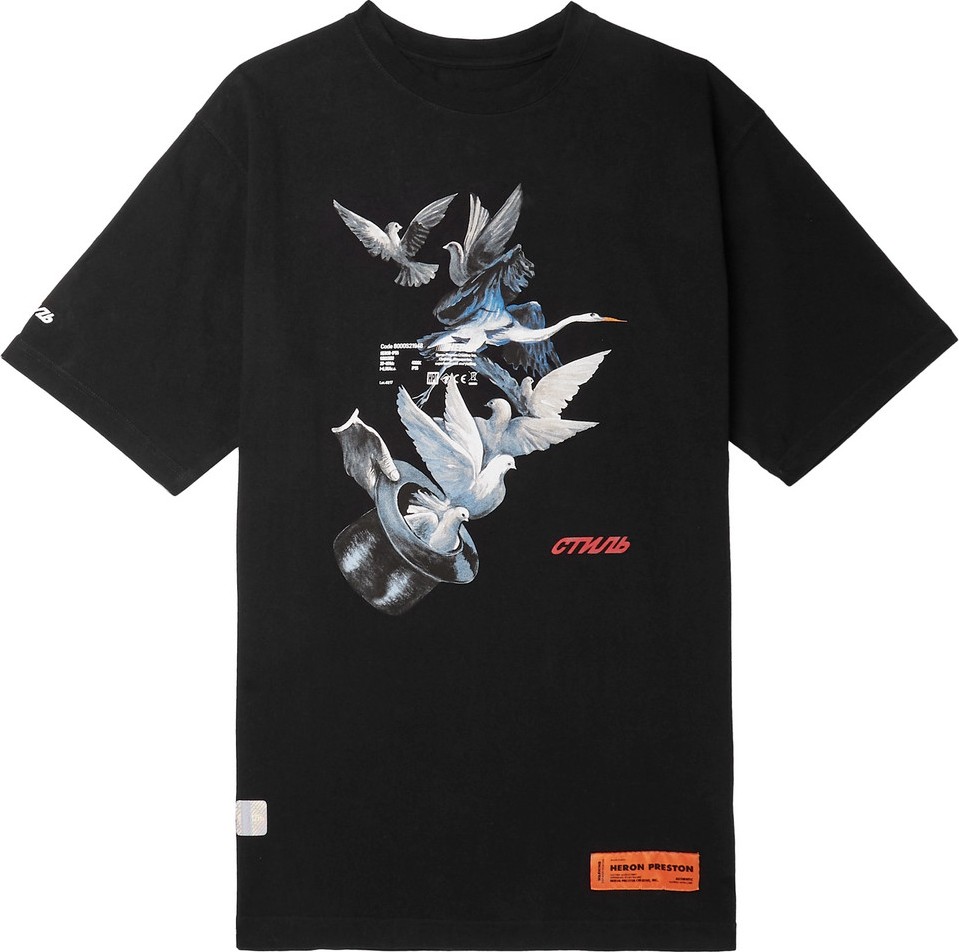 Heron Preston Printed Cotton-Jersey T-Shirt