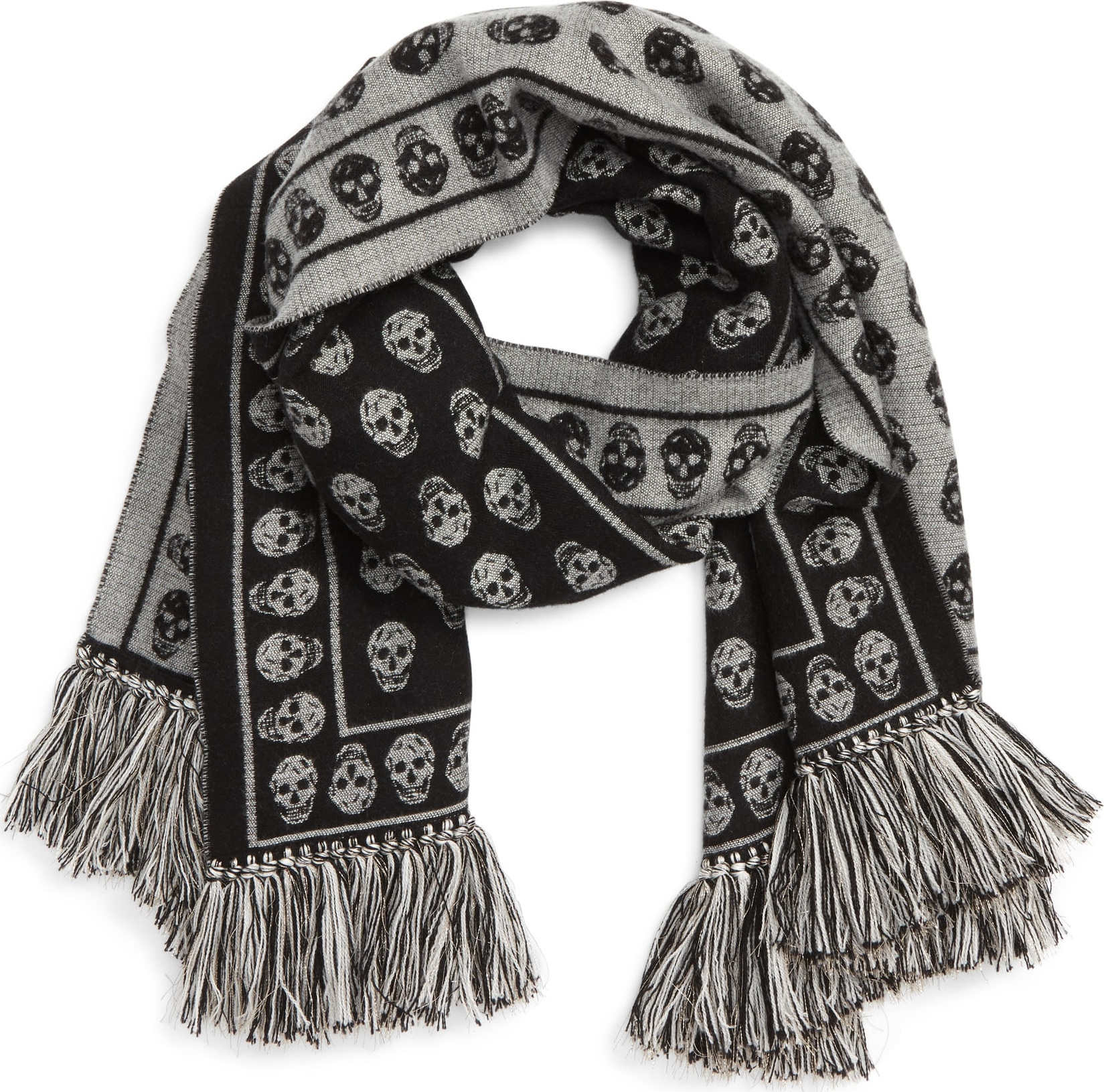 Alexander McQueen Skull Print Scarf