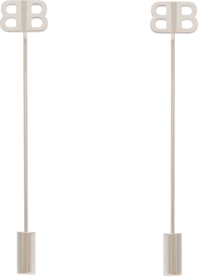 Balenciaga BB pin earrings