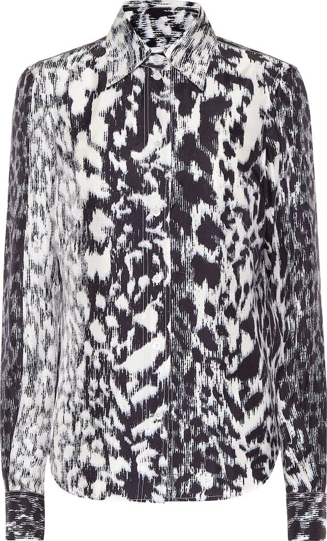 Victoria Beckham Printed silk shirt