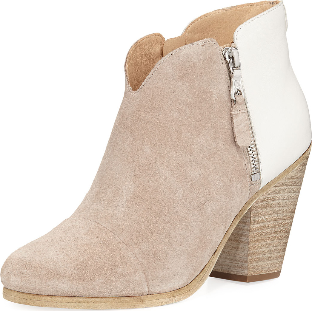 Rag & Bone Margo Colorblock Zip Bootie