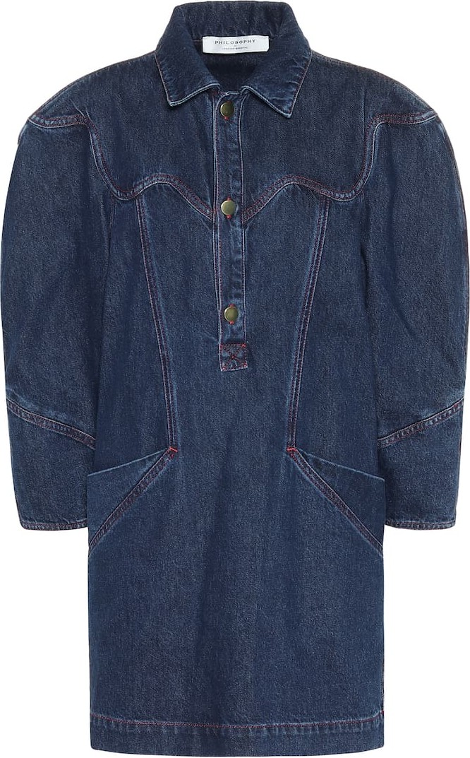 Philosophy Di Lorenzo Serafini Denim minidress