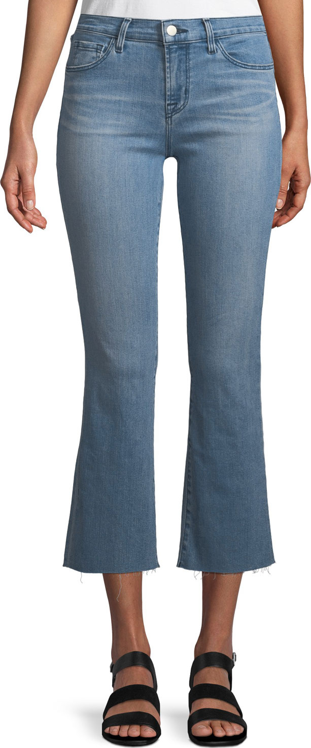 J BRAND Selena Mid-Rise Crop Boot Jeans