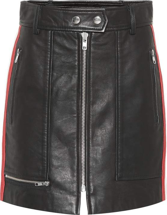 Isabel Marant Etoile Alynne leather skirt
