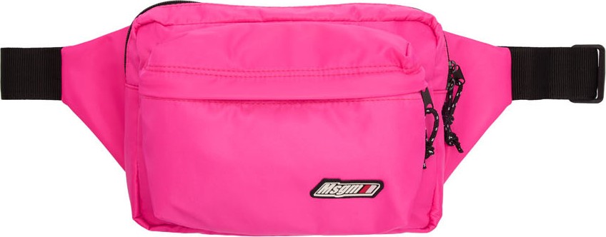 MSGM Pink Logo Bum Bag