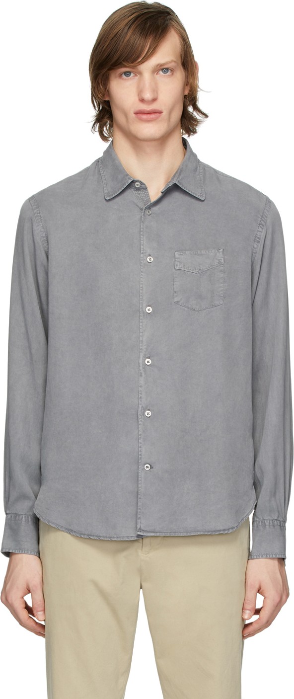 Officine Générale Grey Benoit Shirt