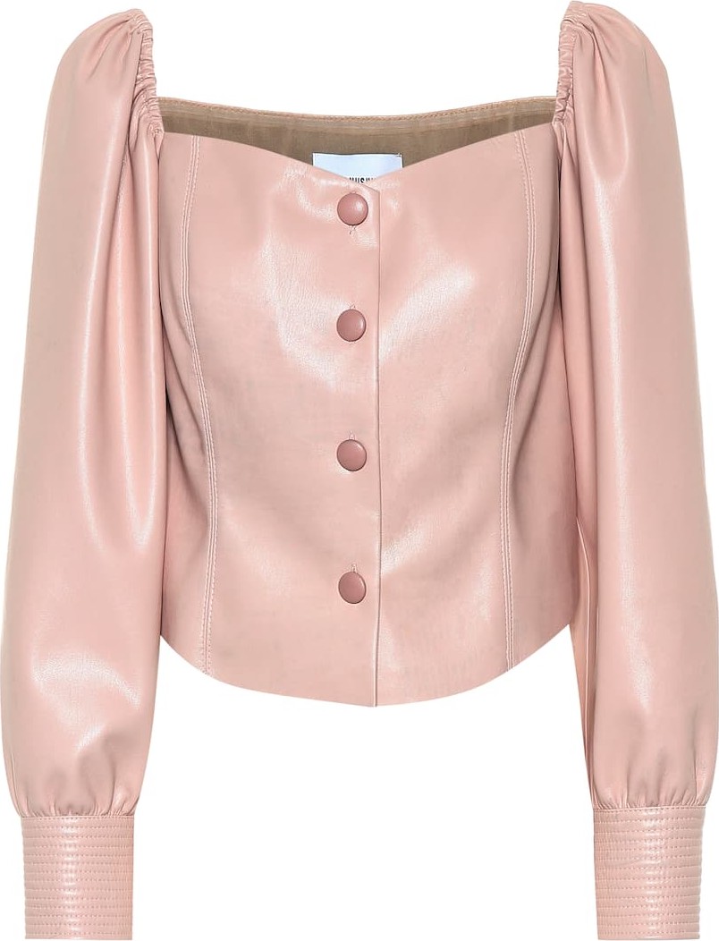 Nanushka Exclusive to Mytheresa – Irene faux leather top