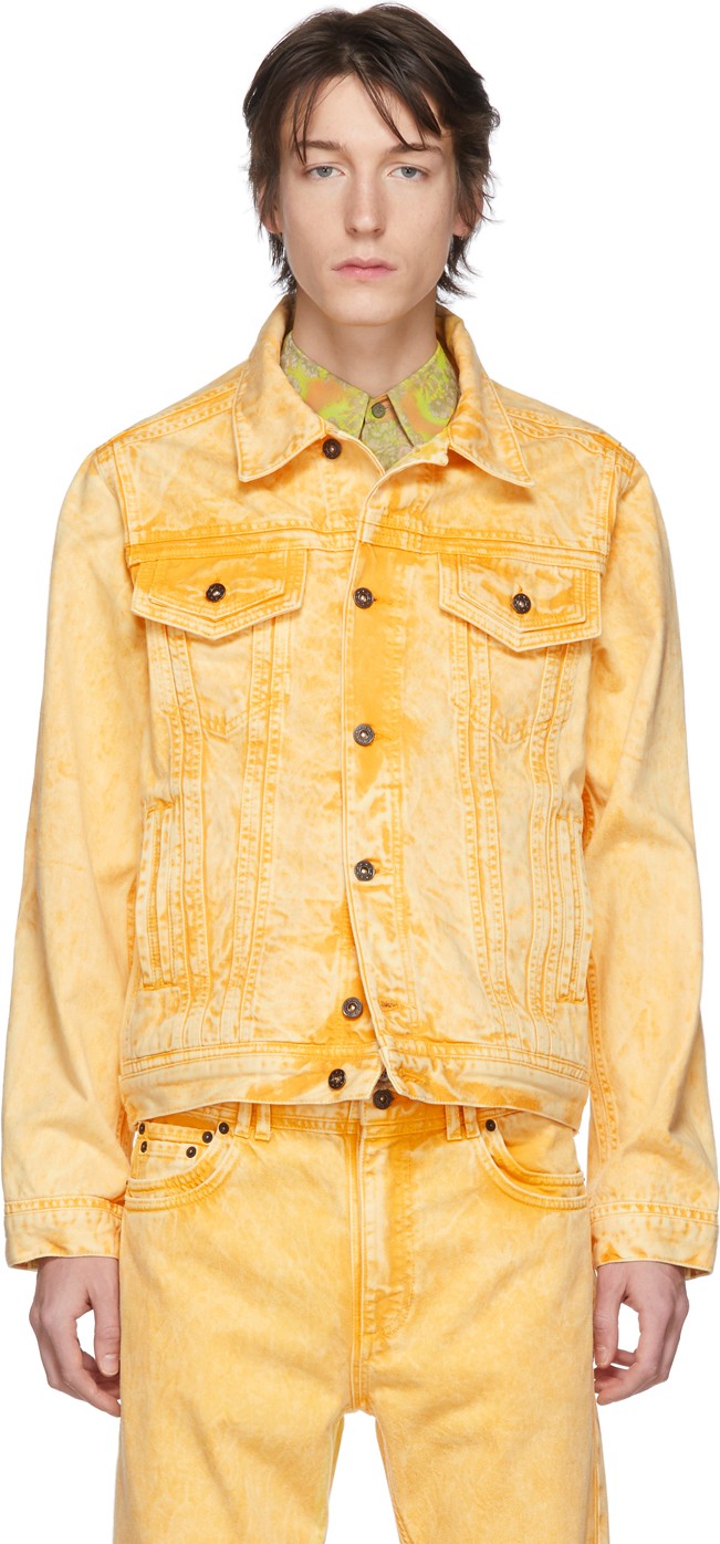 Y/Project Yellow Denim Double Seam Jacket