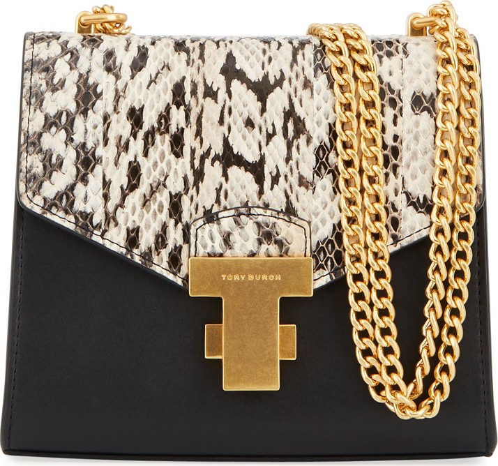 Tory Burch Juliette Mini Exotic Chain Shoulder Bag