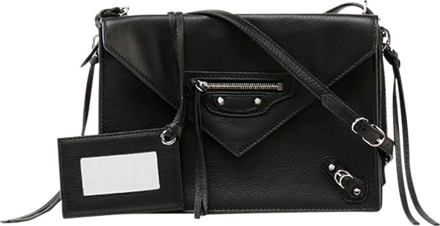 Balenciaga Papier Triple XS Envelope Crossbody Bag, Black