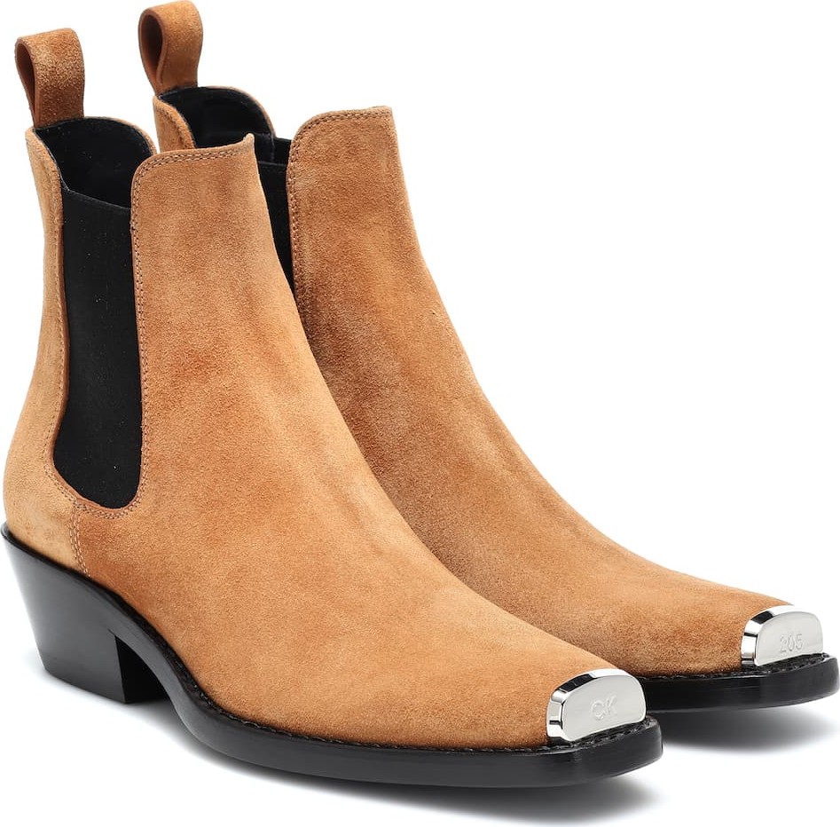 Calvin Klein 205W39NYC Western Claire suede ankle boots