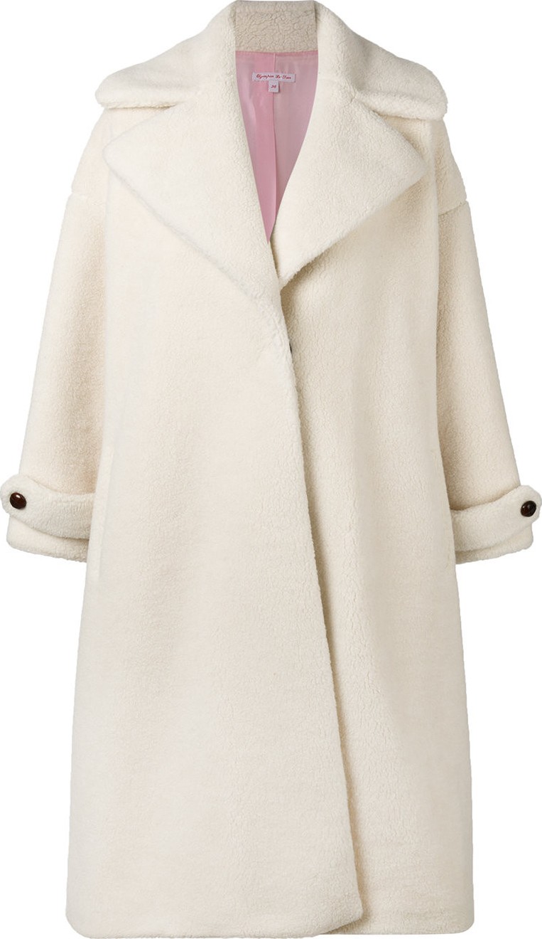 Olympia Le-Tan KIM TEDDY BEAR COAT