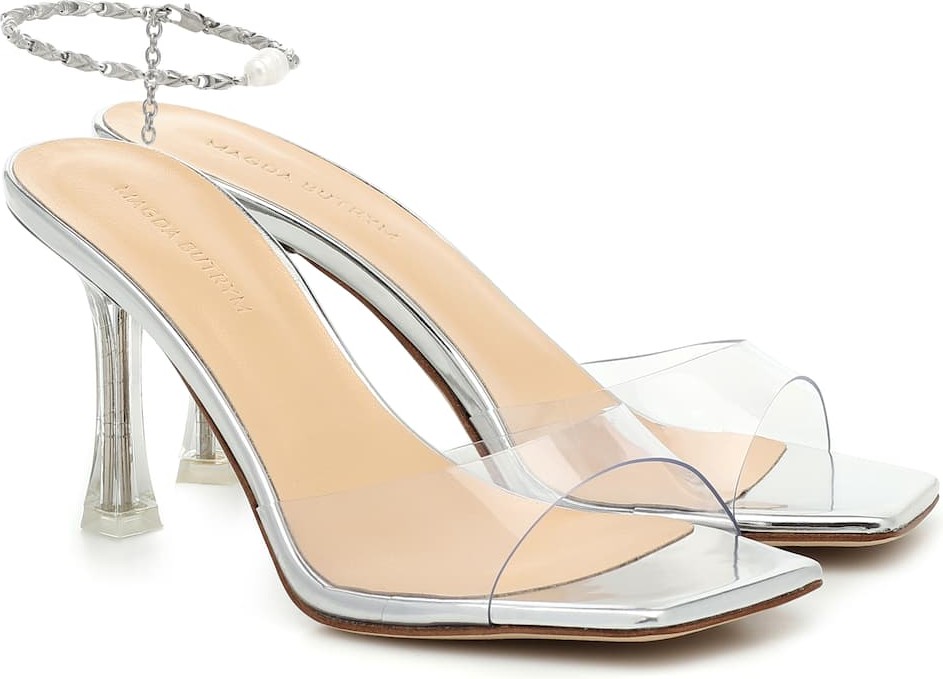 Magda Butrym Estonia leather-trimmed PVC sandals