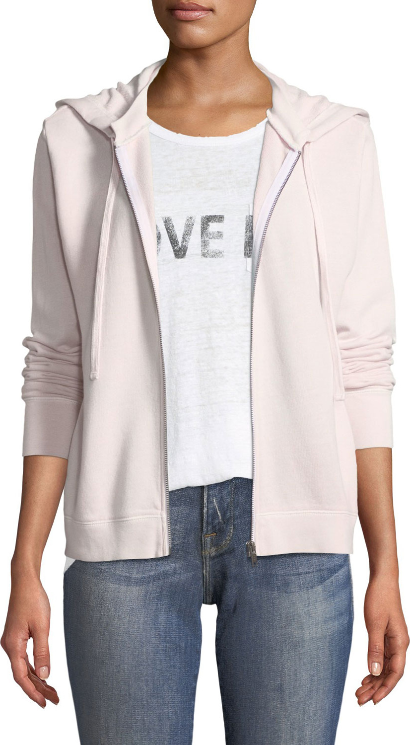 Zadig & Voltaire Rock Hooded Zip-Front Sweatshirt