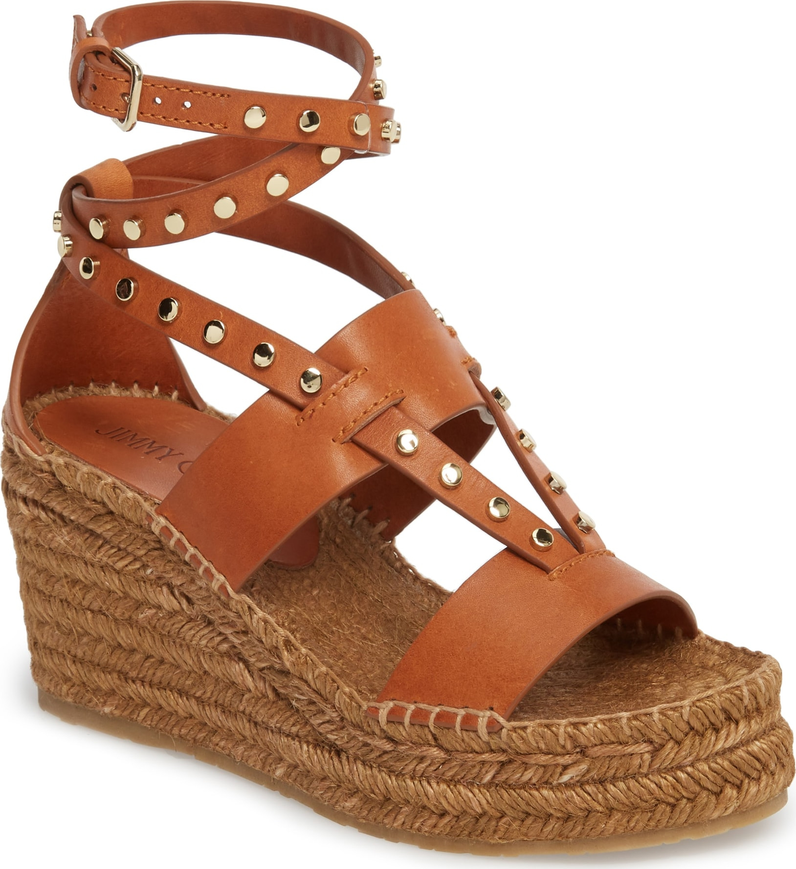 Jimmy Choo Danica Studded Wedge Espadrille