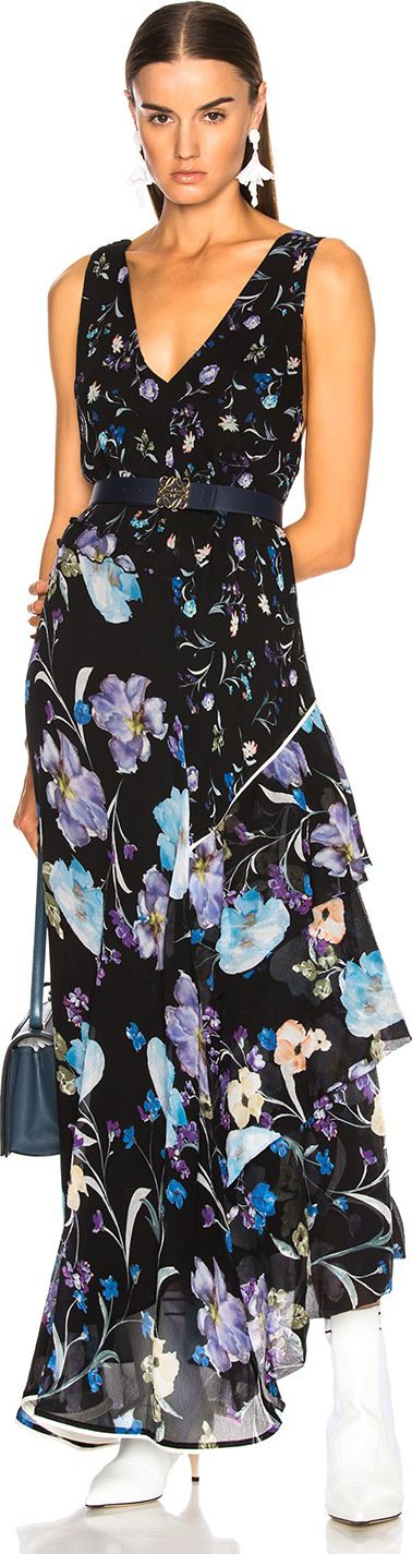 3.1 Phillip Lim Floral Ruffle Dress