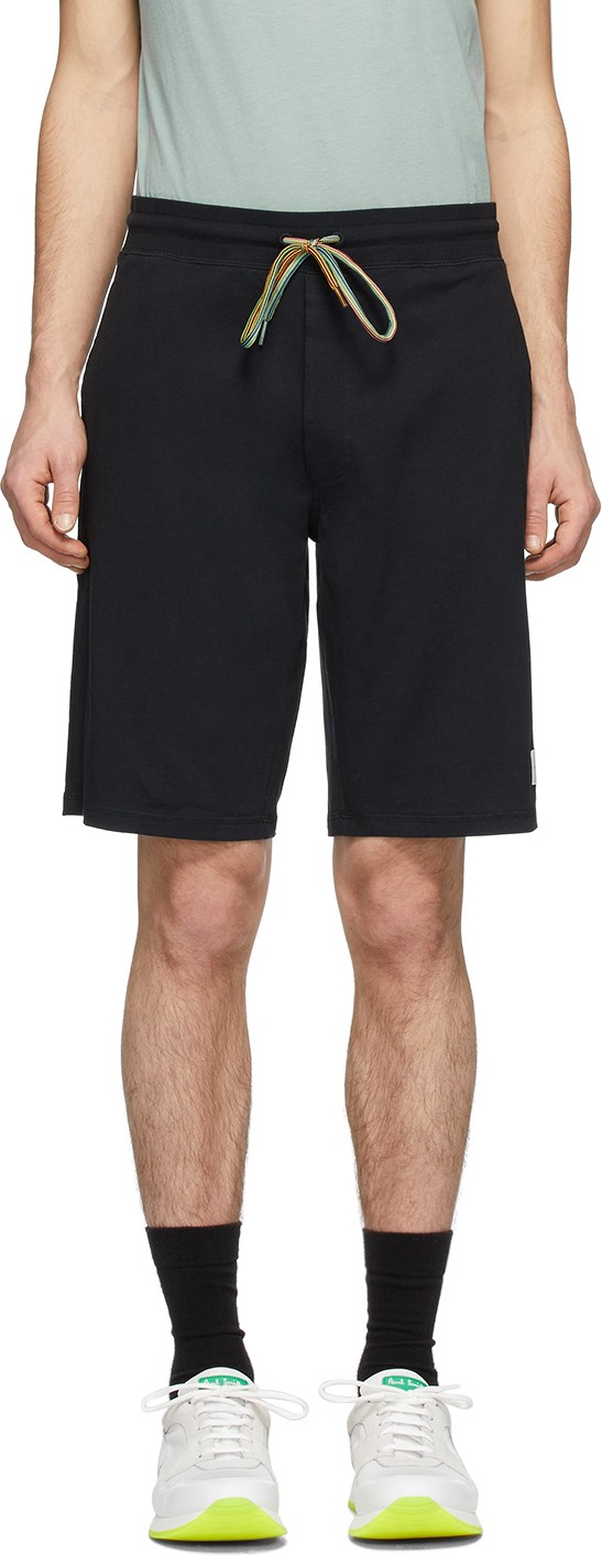 Paul Smith Black Cotton Jersey Shorts