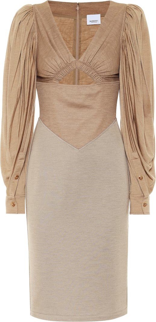 Burberry London England Wool and silk dress