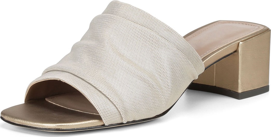 Donald J Pliner Brit Easy Metallic Mesh Slide Sandals