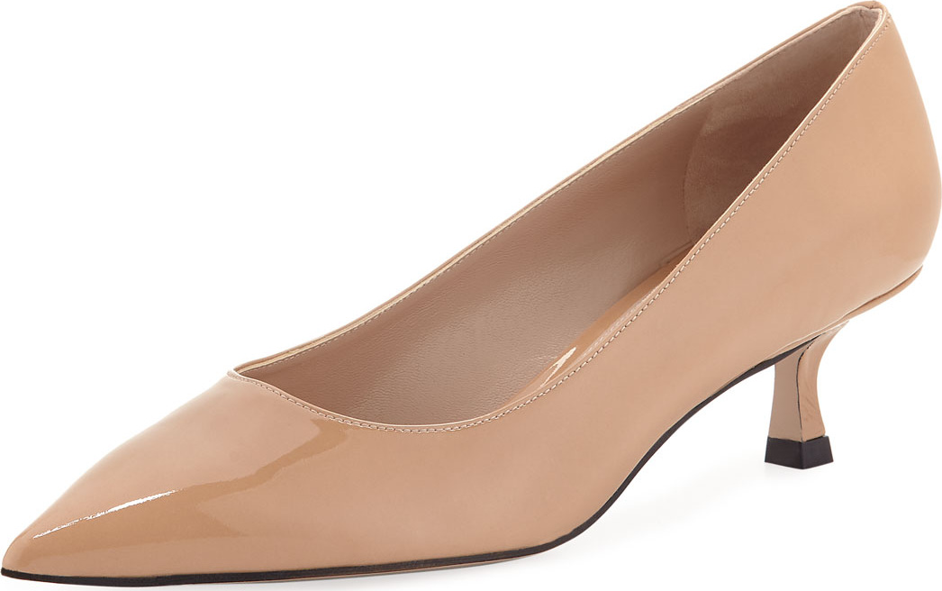 Stuart Weitzman Tippi Patent Pointed Pump