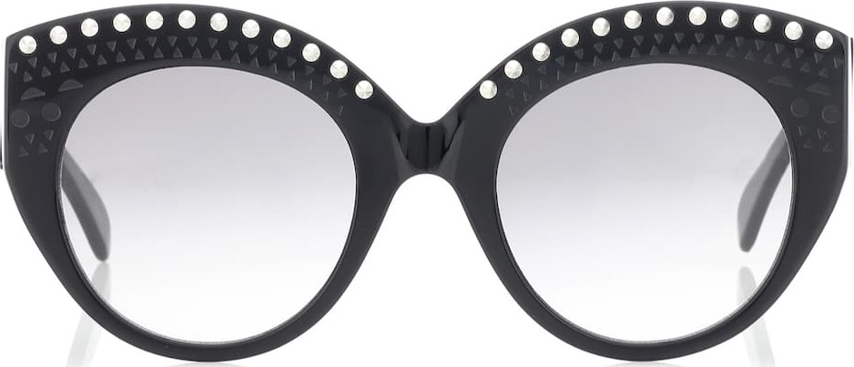 Alaïa Embellished acetate sunglasses